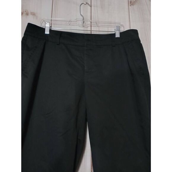 Dockers Pants Ladies 14‎ Black Khakis - Picture 3 of 7